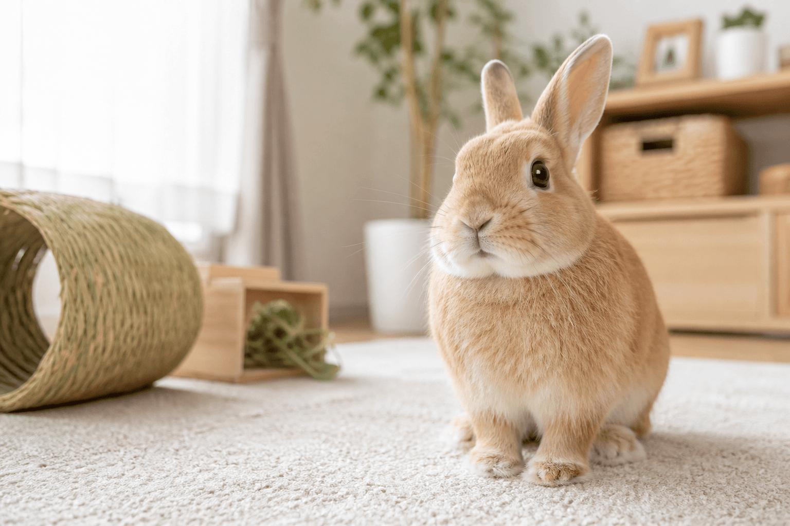 うさぎの留守番は何日までOK?限界と安全な備え方