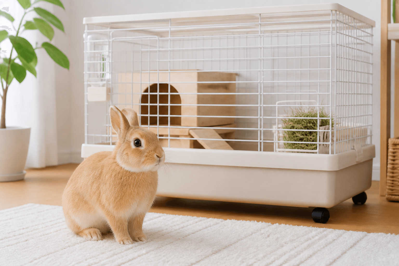 うさぎのケージ選び方|失敗しないサイズの決め方