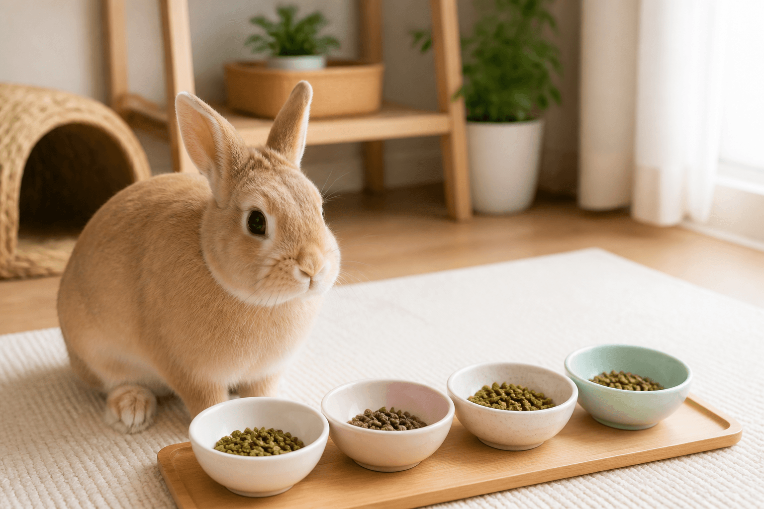 うさぎのペレット切り替え方!失敗しないコツと注意点