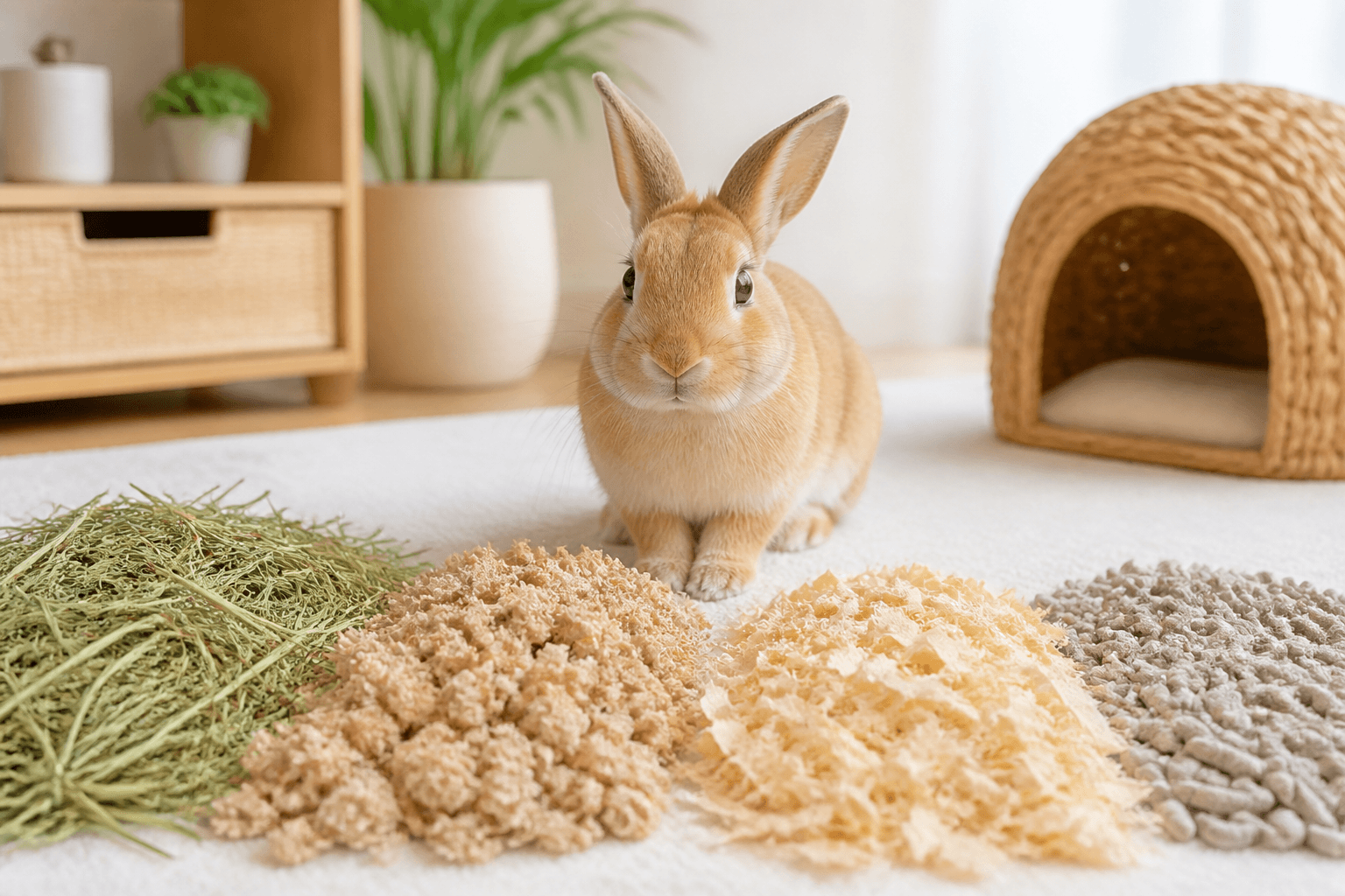 うさぎの床材の選び方|種類別メリット比較ガイド